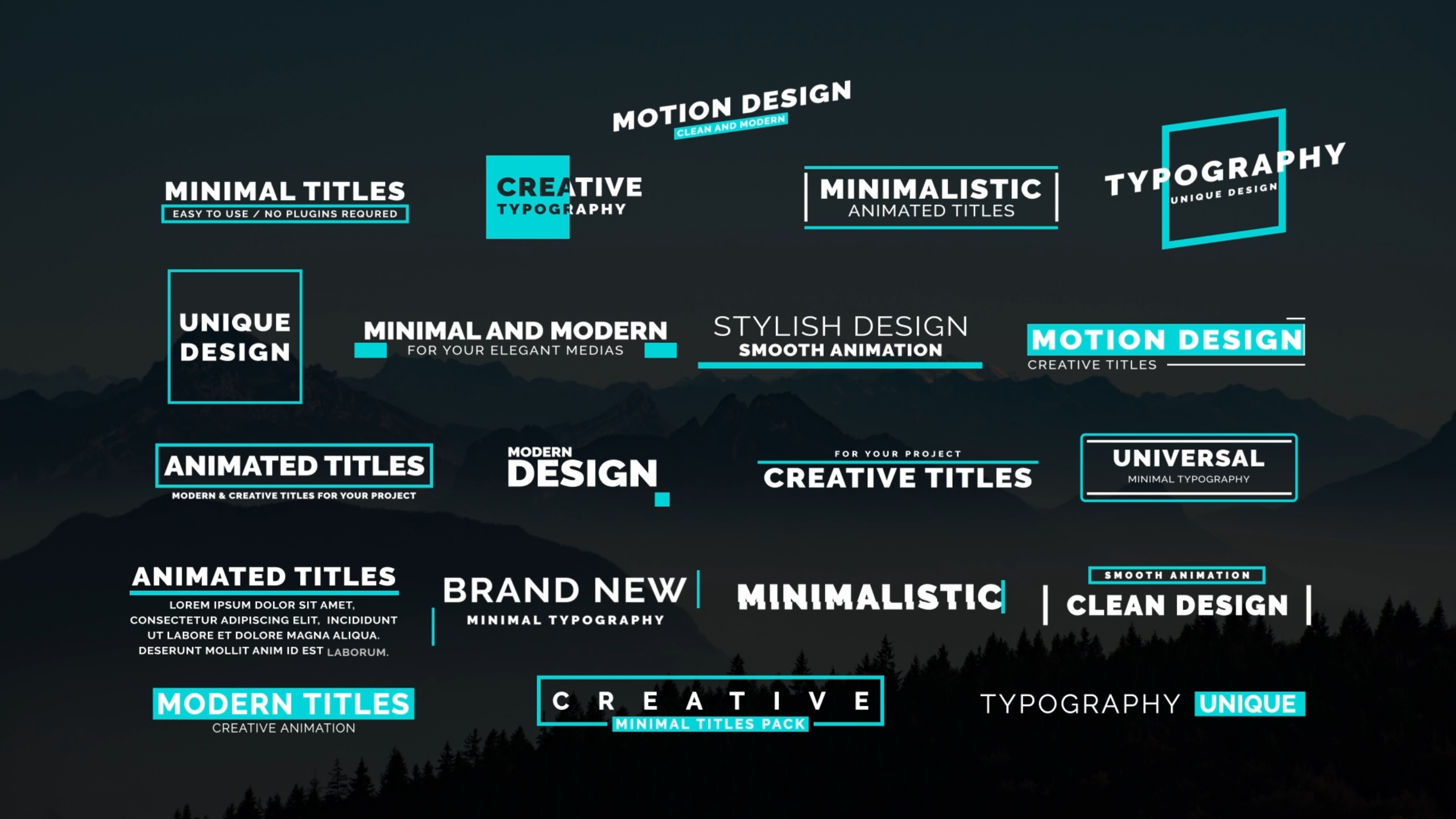 Programm Title Content Creator Templates