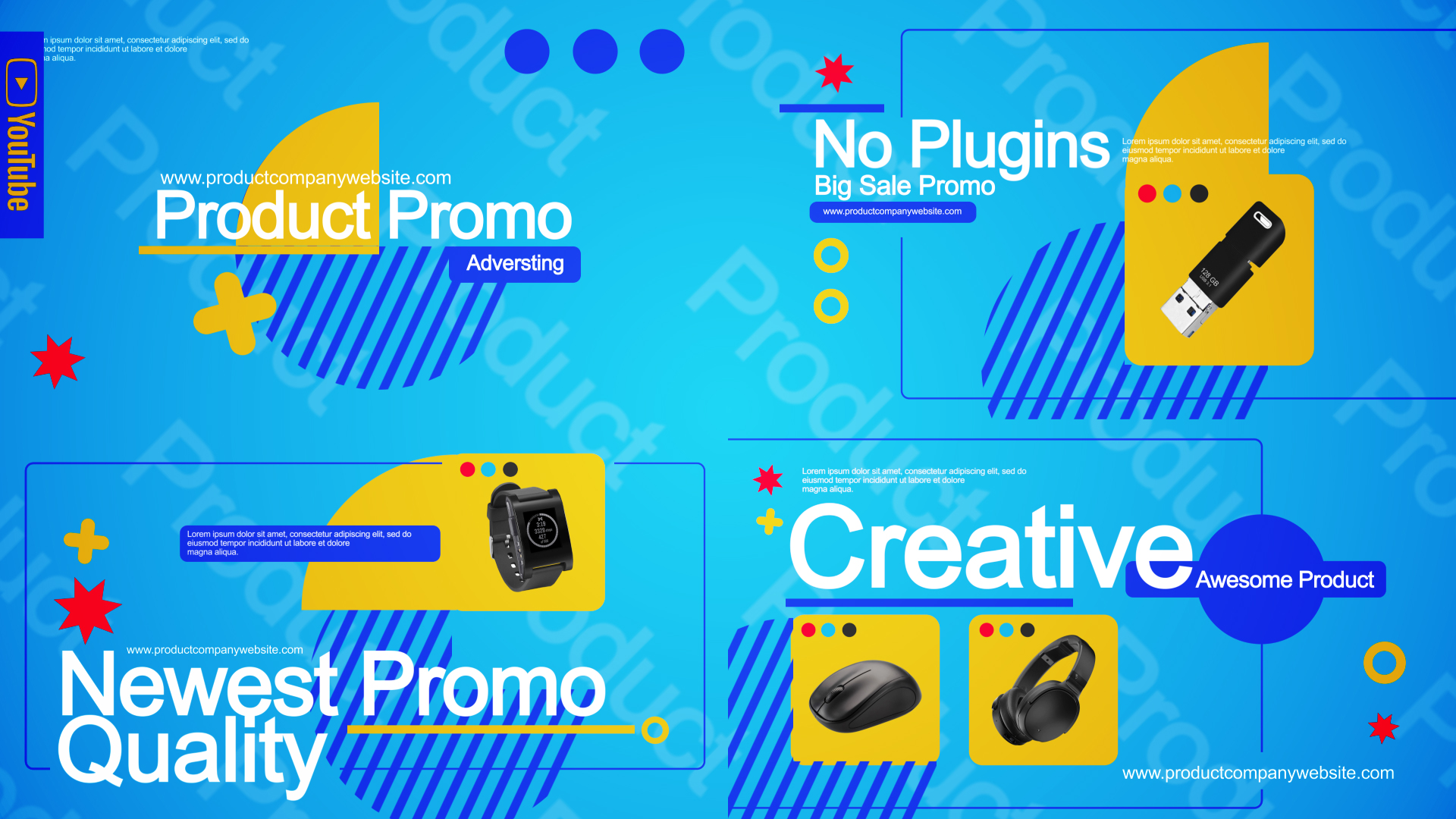 Promotion Html5 Template Content Creator Templates