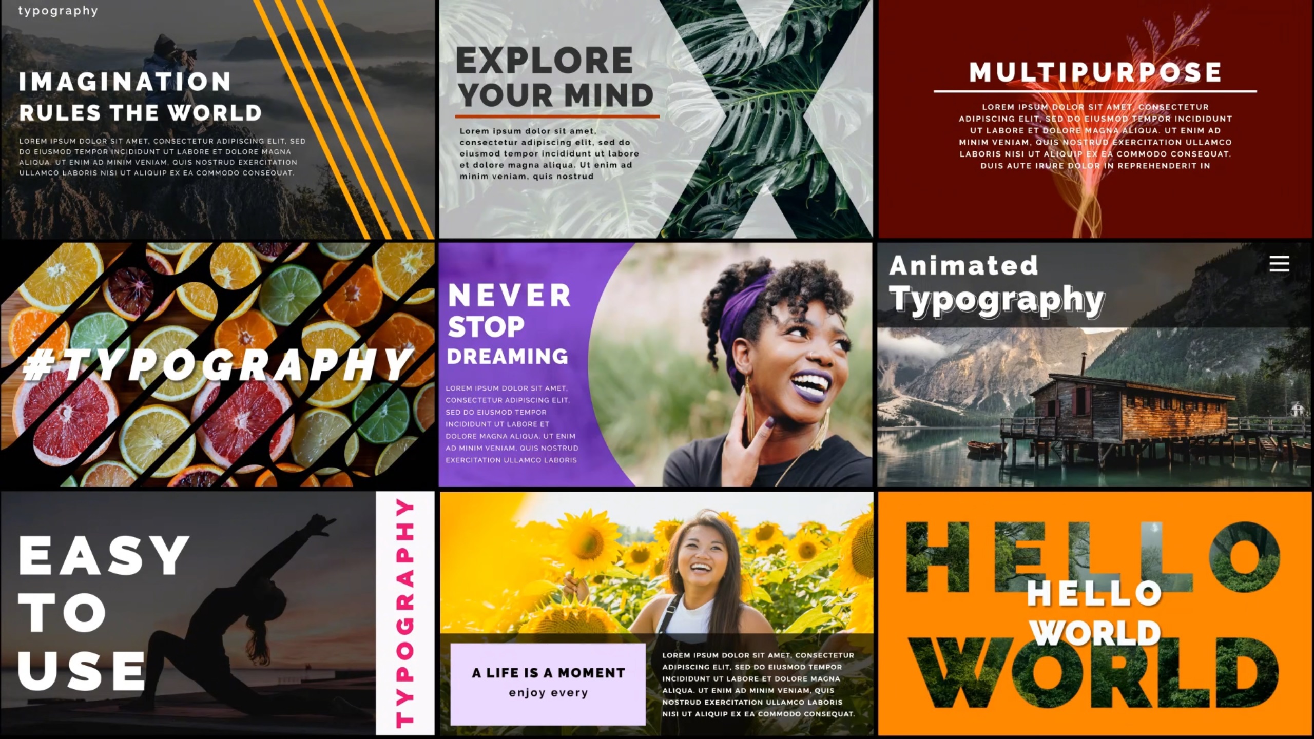 Text Title Example Content Creator Templates