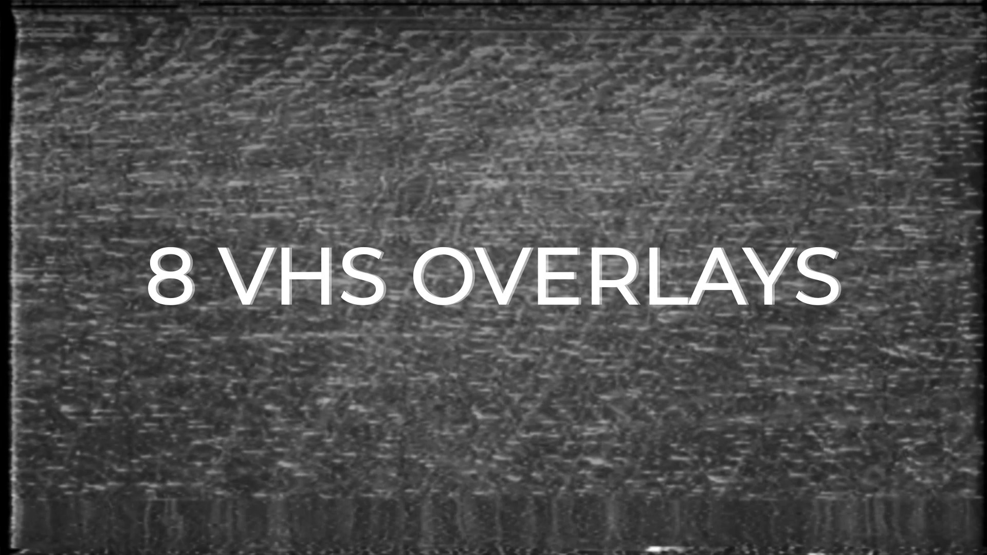 Vhs Overlay Loop Content Creator Templates